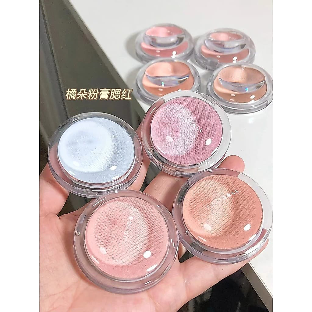 Judydoll judydoll monocromático blush tez creme blush creme alto brilho contorno blush roxo azul fosco cor de expa
