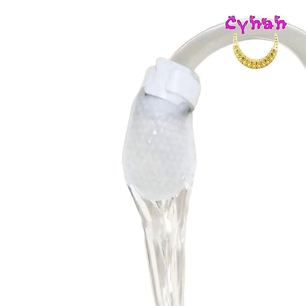CYNAN 10/50Pcs Filtro De Torneira De Algodão , Com Universal Alça Em T , Saco De Água Anti-Respingos
