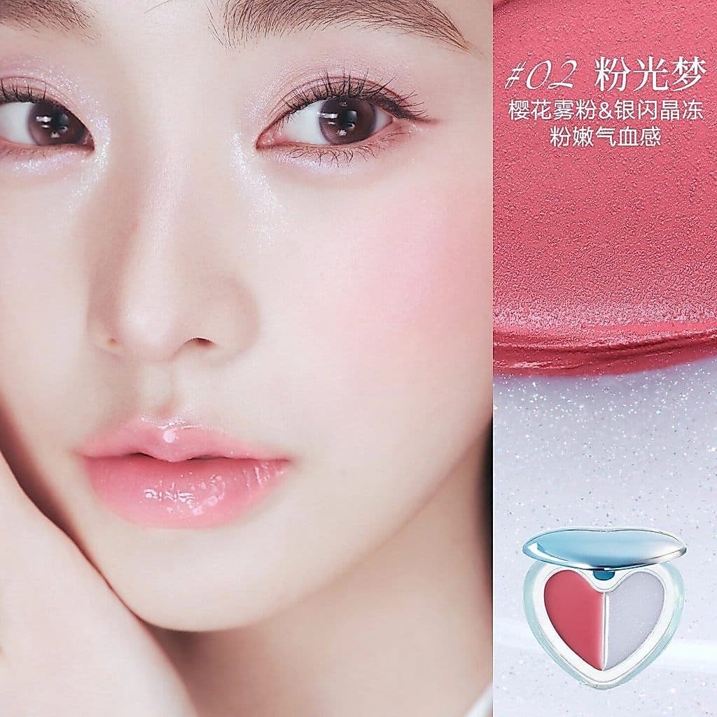 Judydoll Judydoll Soft Light Duas Cores Lip Cheek Palette Blush Sombra Bálsamo Duas Cores Water Gloss Batom Dream Core O