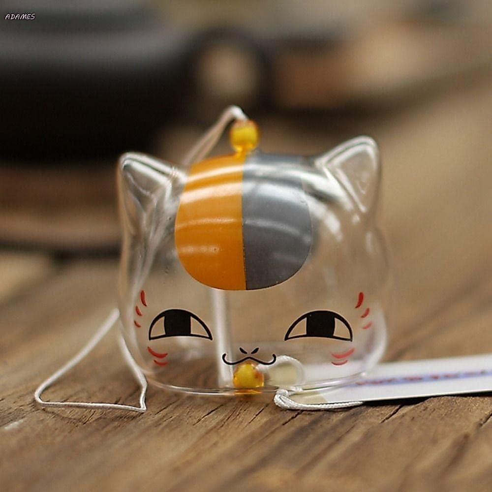 ADAMES Wind Chime Cat Padrão 1 Peça DIY Sino De Vento Pendurado Acessórios De Decoração Da Sorte