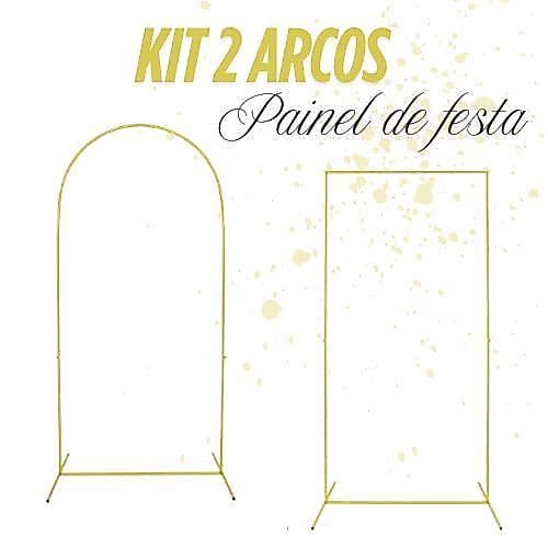 kit 2 Arcos Painel Romano + Retangular Suporte Desmontavel Arco Festa Eventos Decoração 2x1 Pegue Monte Baners