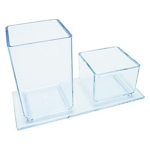 Porta Lapis e Clips cor cristal 939.3