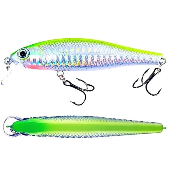 Isca Artificial Holográfica Meia Água (LUKP) Peixes Dourado, Tucunaré, Traíras, Robalo
