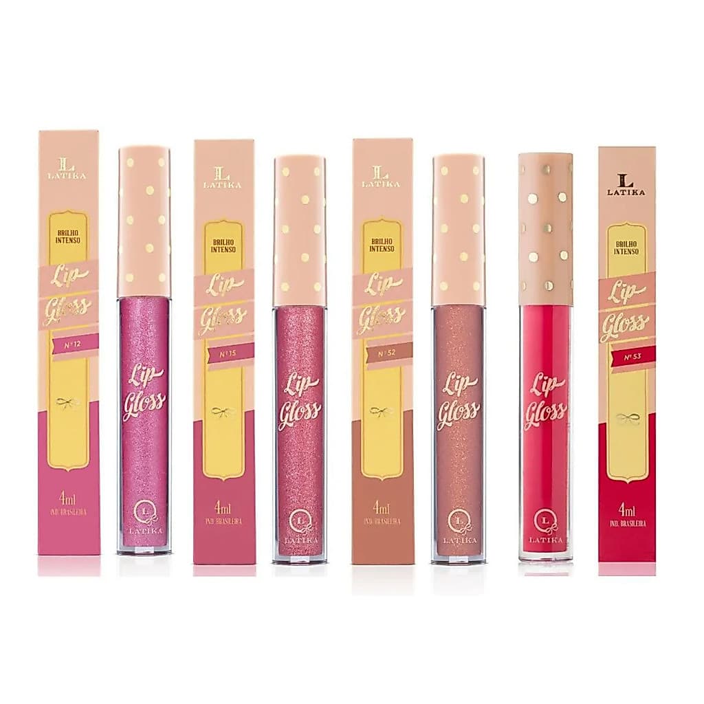 Lip Gloss Latika – Brilho Intenso e Pigmentado