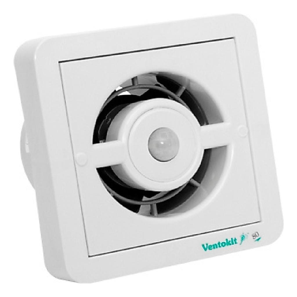 Exaustor Renovador De Ar Banheiro Bivolt 110/220V Sensor Presença M80 Wdb 100mm  P/ 5m