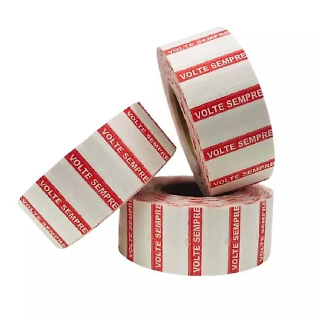 Etiqueta MX 5500 para colocar preço 10 mil peças (10 rolos com 1 mil cada) COM MARGEM VOLTE SEMPRE