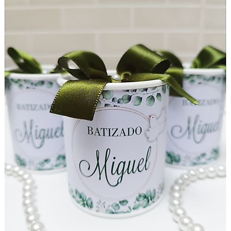 Tubolatas 7x6 cm Batizado Primeira Comunhão Eucaristia Lembrancinha Personalizada Maternidade