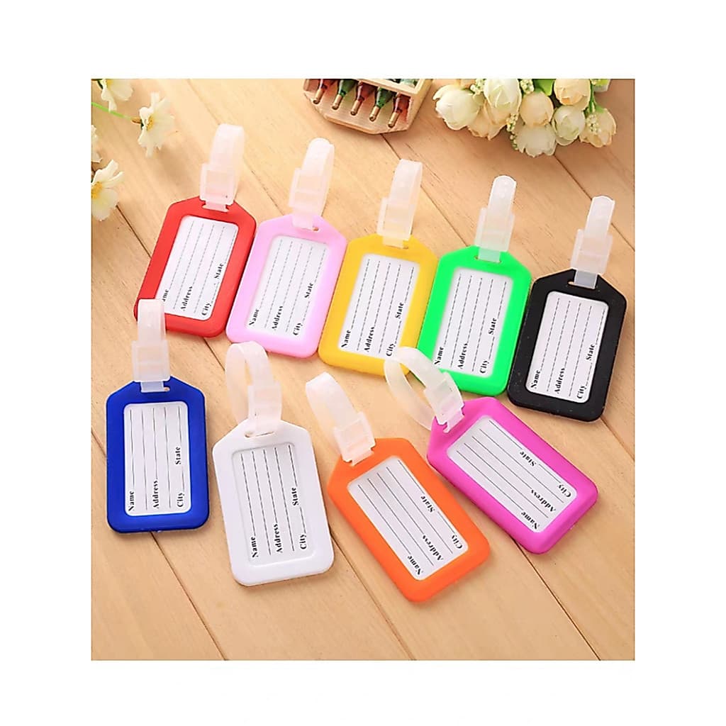 Tag de Identificação Identificador de Mala Bagagem Viagem Travel - ATACADO   Unidades de Tag Etiquetas de Identificação Bagagem Mala Bolsa - Viagens  Unidades Tag de Identificação Etiquetas p / Mala Bagagem Viagem - Travel Luggage Tag