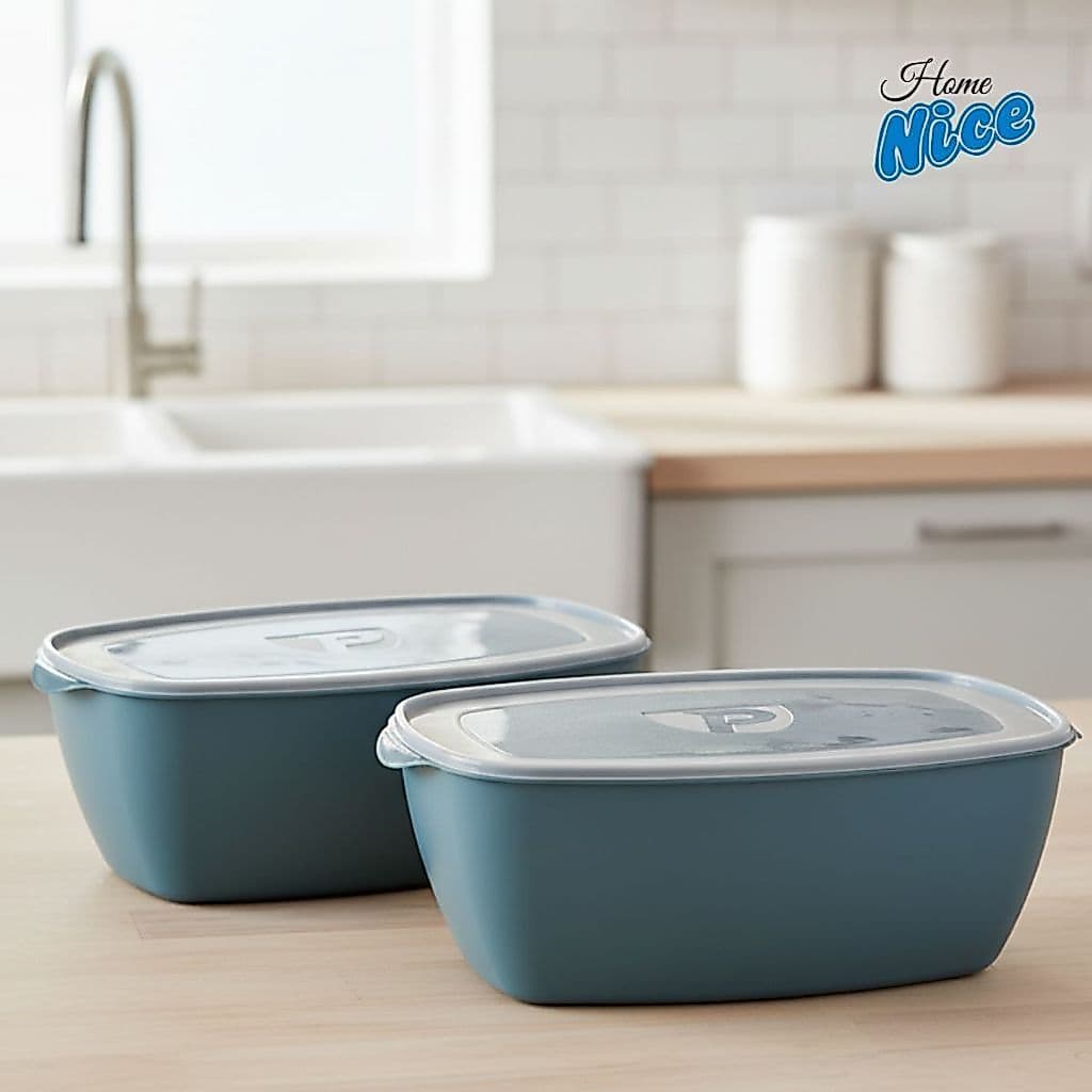 2 Pote Organizador Multiuso Retangular 9,8 Litros Cores Variadas Plastico