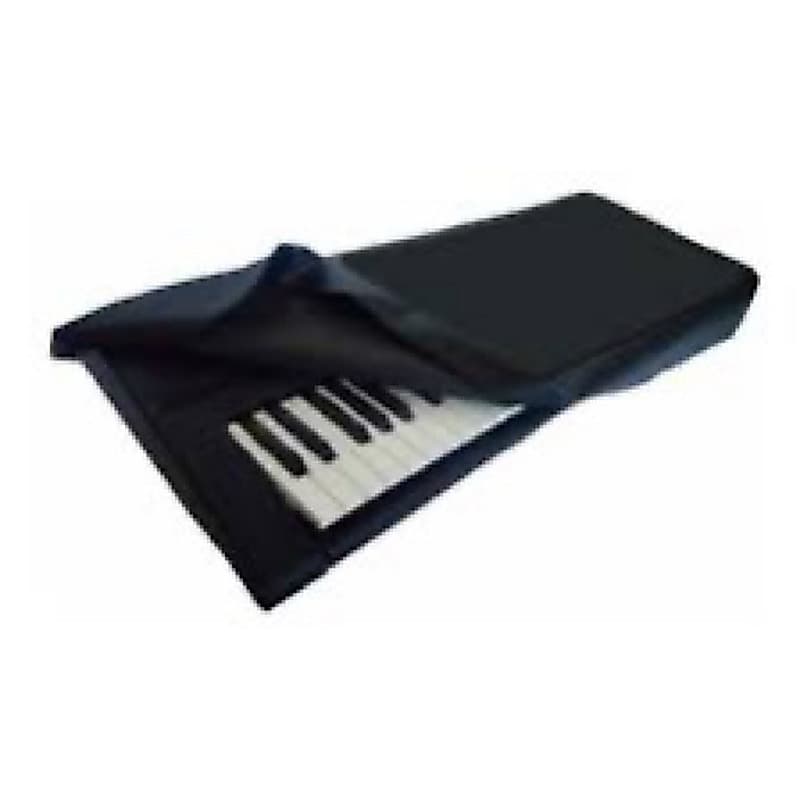 Capa para Teclado Musical largura 132,6cm, altura 15,4cm e profundidade 29,5cm
