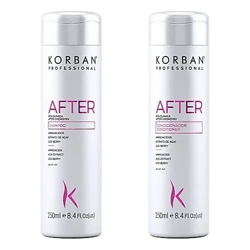 Shampoo E Condicionador Korban After 250g Kit Profissional