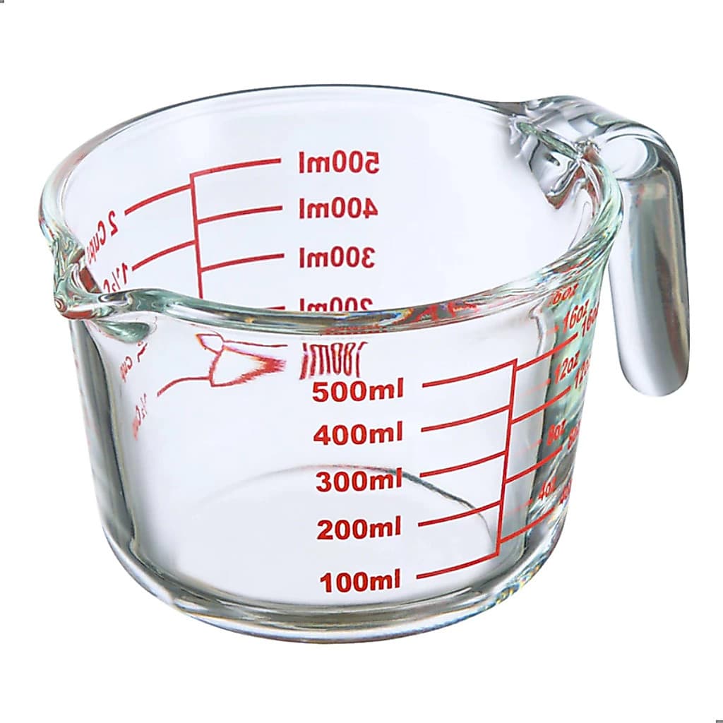 Jarra Medidora Vidro Temperado 500ml Transparente Original
