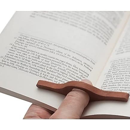 Anel para leitura Segurar livro Apoio de dedo Suporte Leitura Separador Páginas