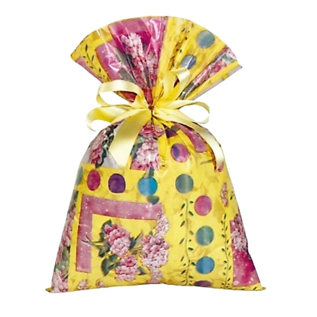 Saco de presente Atacado Embalagem Metalizado C/ 50un 20x29 45X59 Floral Romântico