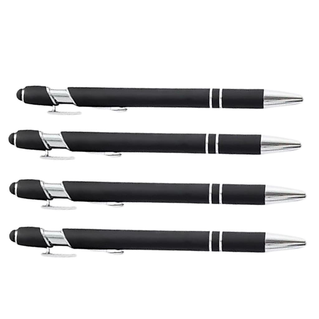 Kit 8 Canetas Touch Metal Personalizadas A Laser Sua Marca Assinatura Nome