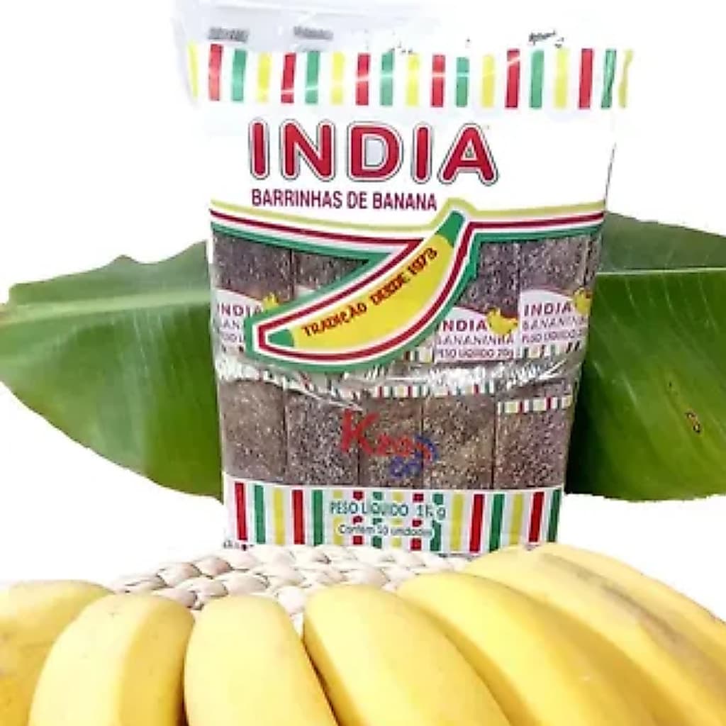 BANANINHA INDIA C/50UN DE 20G TOTAL 1KG