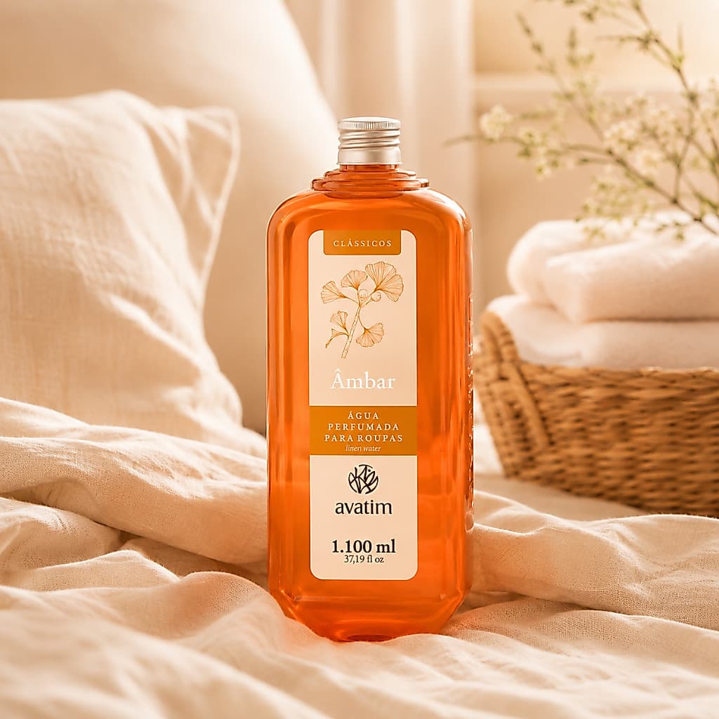 Água Perfumada Avatim Âmbar 1100ml - Roupas e Tecidos
