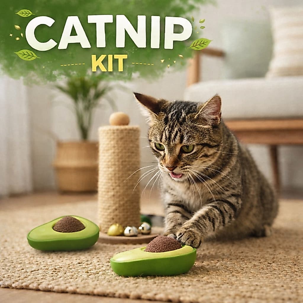Catnip Kit 2 a 5 Unidades para Gatos – Erva do Gato Premium para Brincar, Relaxar e Estimular