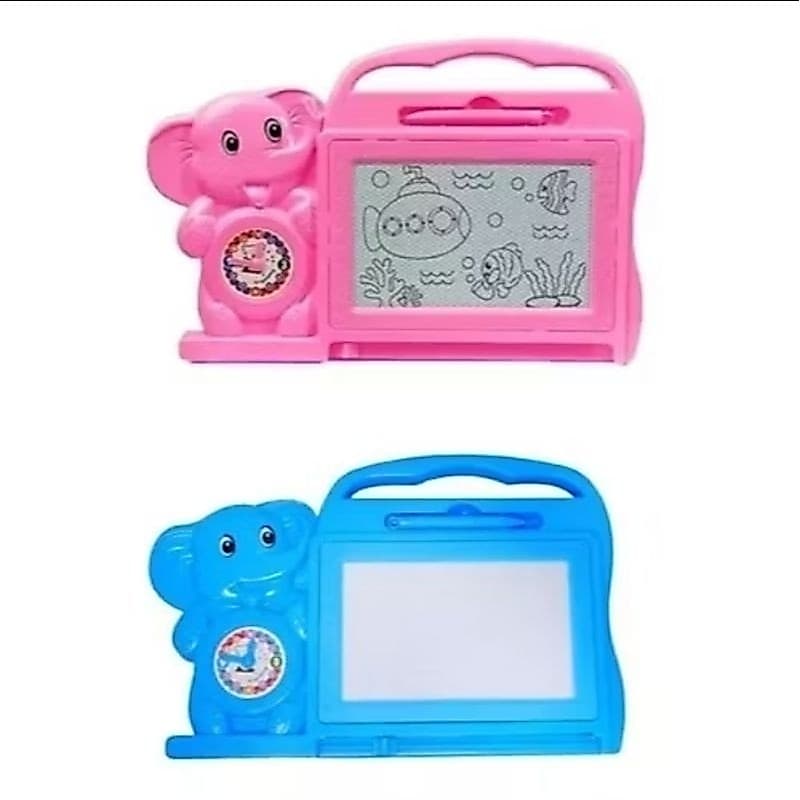 Lousa Mágica elefante Azul/Rosa