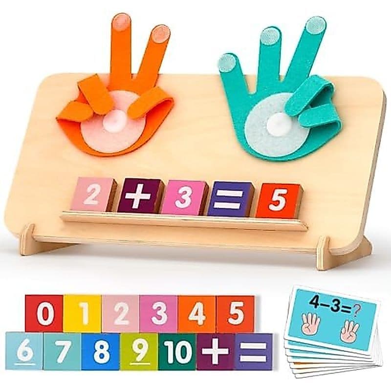 Brinquedos De Aprendizagem Pré-Escolar MOTREE Para Crianças De 2 A 4 Anos , Blocos De Contagem De Números Manipulativos
