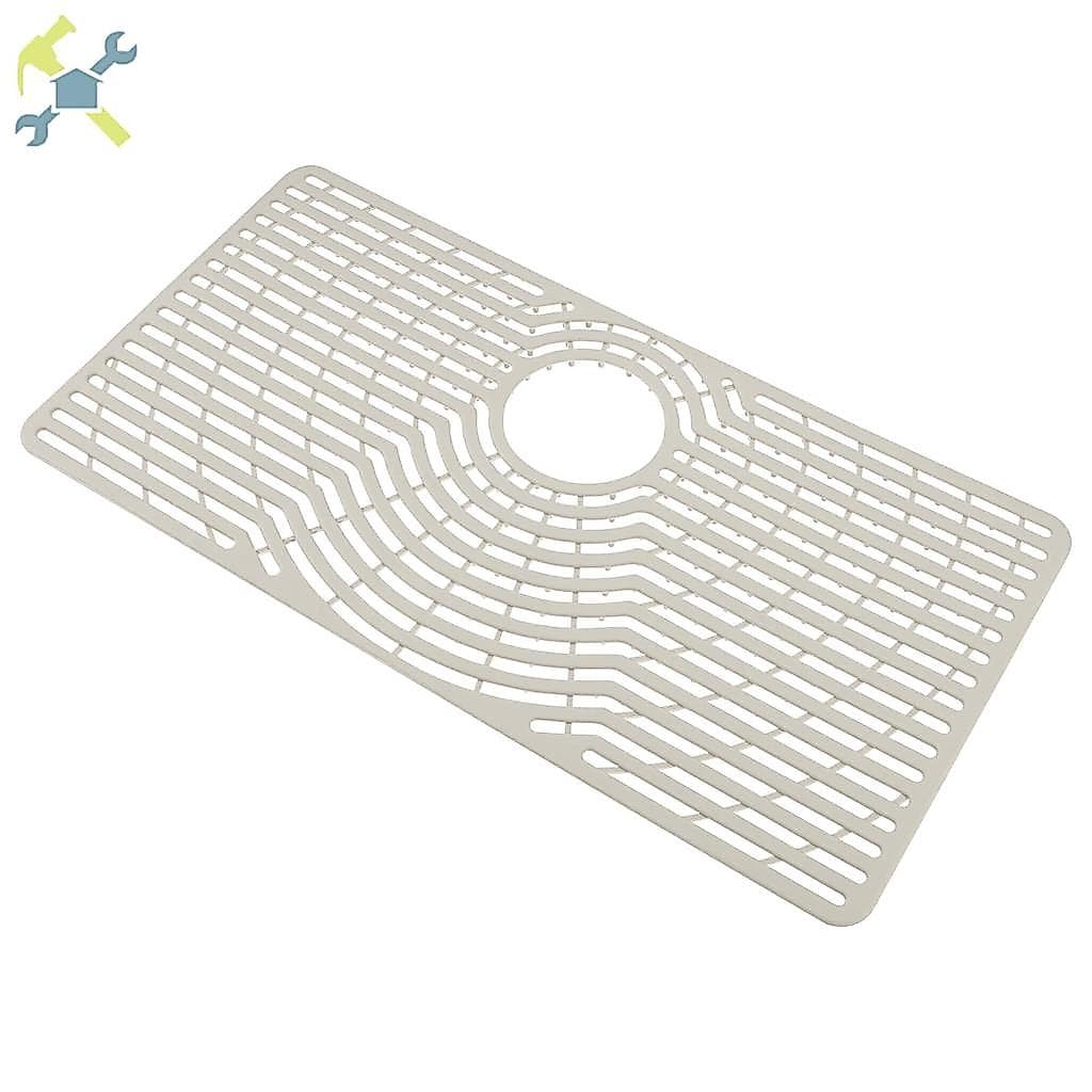 Almofada De Pia De Silicone Antiderrapante Tapete De Drenagem Resistente Ao Calor Para Parte Inferior Da Aço Inoxidável