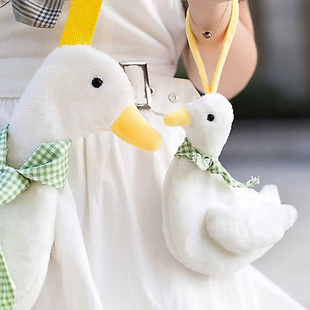 Bolsa de Moedas de Pato de Pelúcia Estilo Ins, Bolsa Feminina de Animal de Desenho Animado, Presente para Crianças, Gran