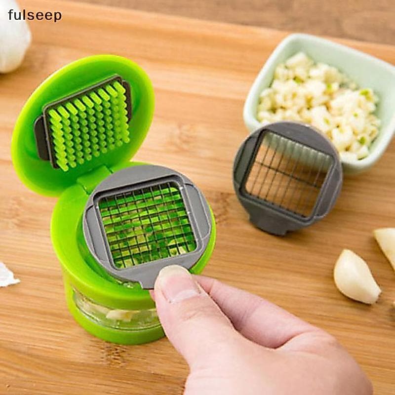 [fulseep] Cozinha Pressionando Vegetal Cebola Alho Fatiador De Alimentos Cortador Descascador Dicer BR