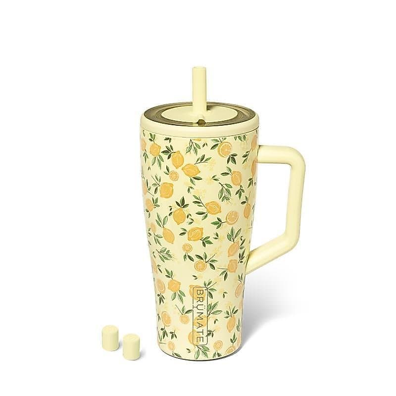 Copo Térmico BrüMate Era de 30oz com Alça e Canudo + Tampa Magnética para Canudo, Pacote com 2 Peças |   Copo Térmico 10