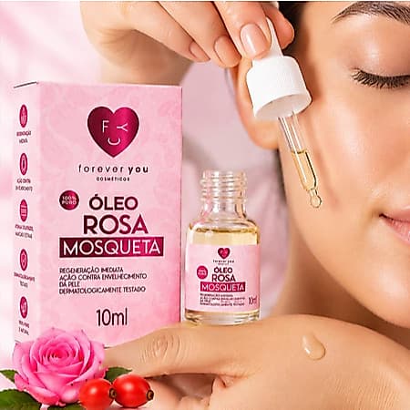 KIT 3 UND Óleo de Rosa Mosqueta 100% Puro 10ml - Forever You