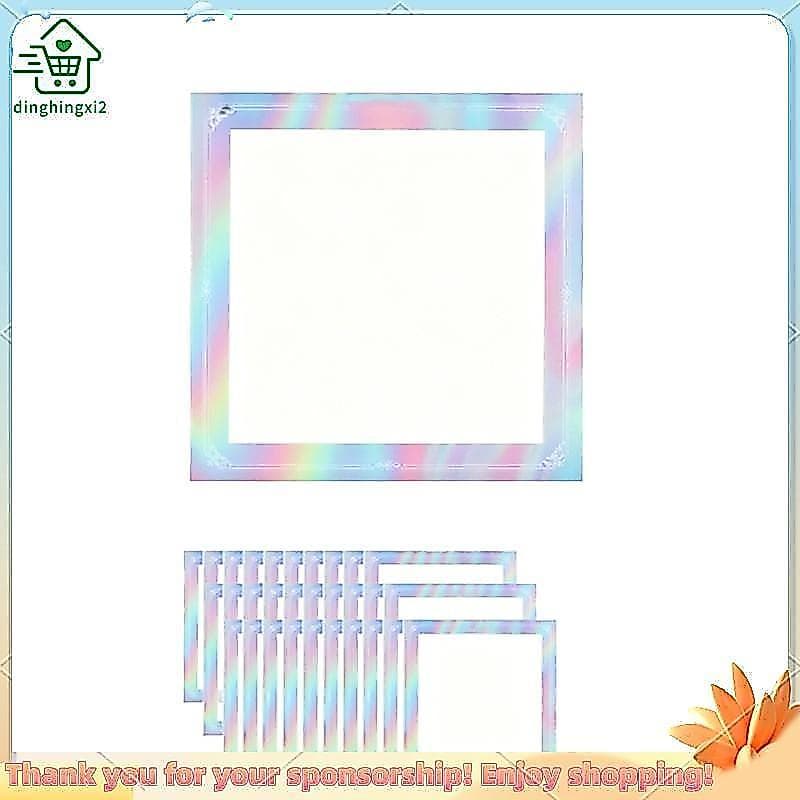 30 PCS Papel De Liberação Antiaderente Reutilizável Seção De Arte Filme De Moldura 10x 10 cm Pintura
