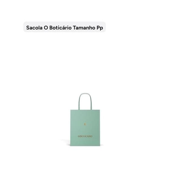 Sacolas de presente O Boticário - TAM Diversos