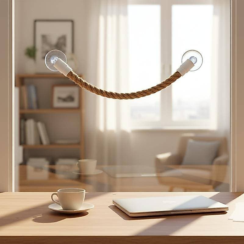 AYBR DIY Dobrável Pássaro Poleiro Corda De Linho Ventosa Antiderrapante Fácil Montagem Para Decoração De Gaiola De Casa