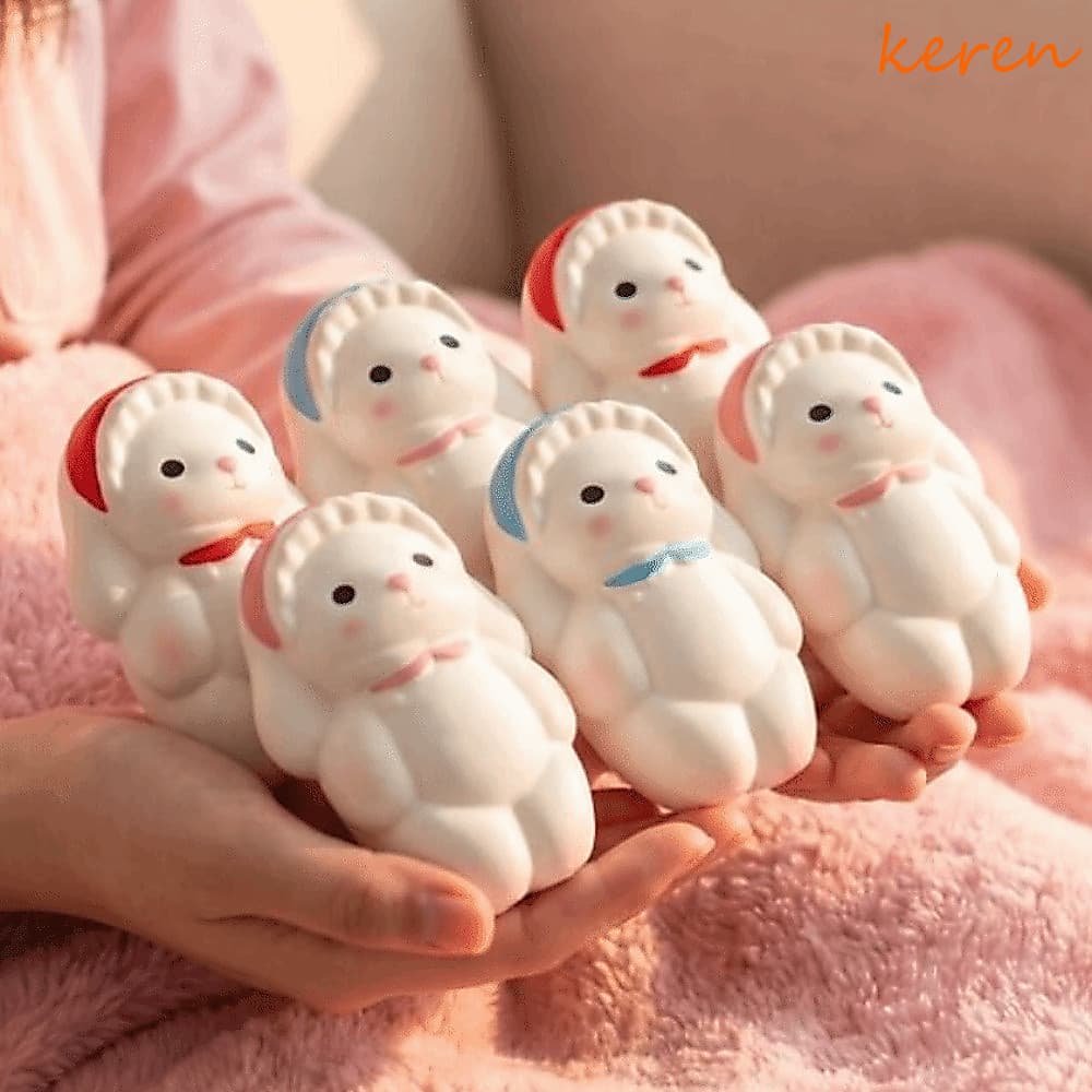 Brinquedos De Apertar De Coelho Kerenaa , Moles De Ascensão Lenta De Recuperação Fofo