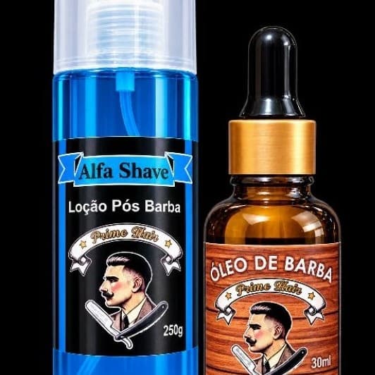 kit Spray Pós Barba e Óleo para Barba.