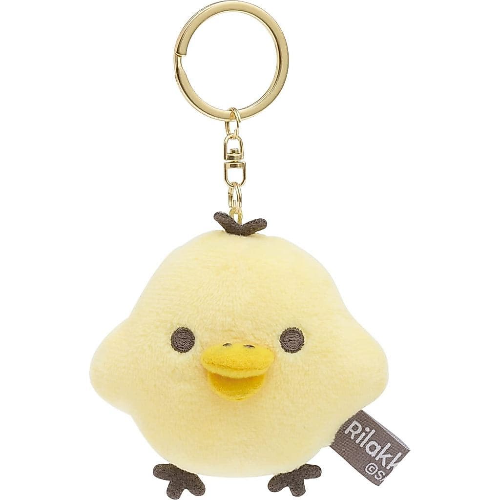 San-X Rilakkuma "NEW BASIC RILAKKUMA" Brinquedo de pelúcia pendurado - Kiiroitori MF99801