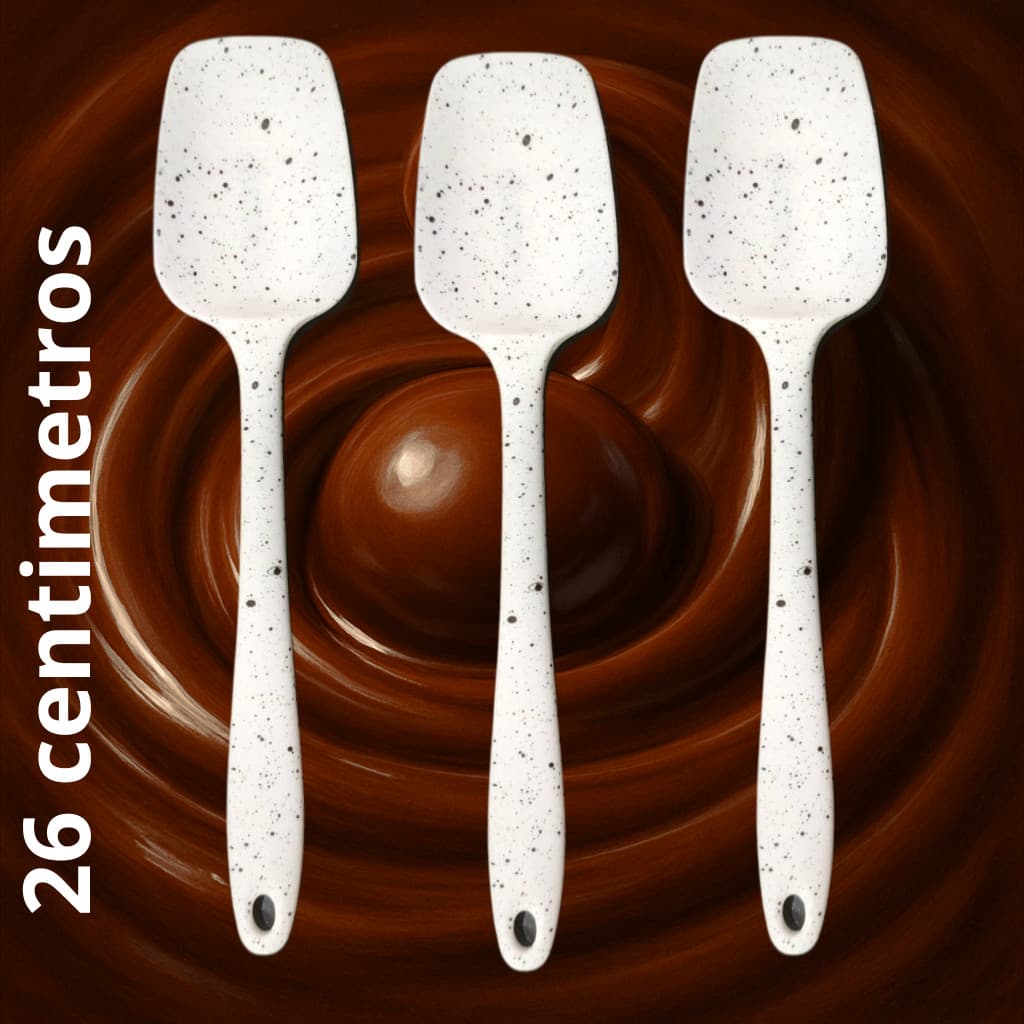 Kit pascoa  03 ou 02  Utensílios espatula reta Silicone Resistente Casa Buffet Restaurante confeiteria
