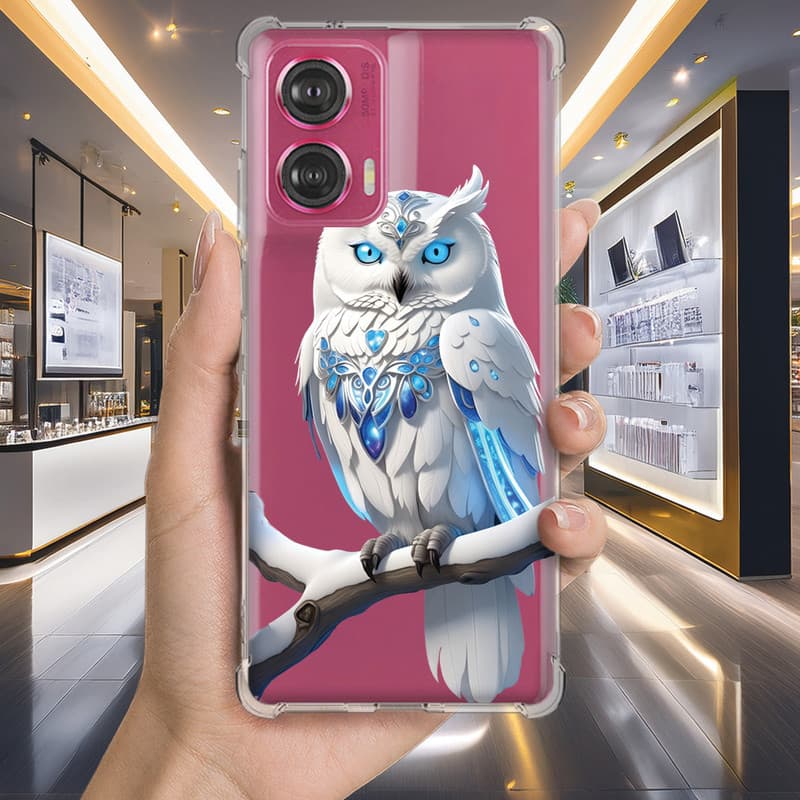 Capa Capinha MOTO G30 G20 G10 G15 G14 G13 G9 POWER PLUS PLAY G8 Anti-impacto Personalizada bichinho CORUJA owl (3377)