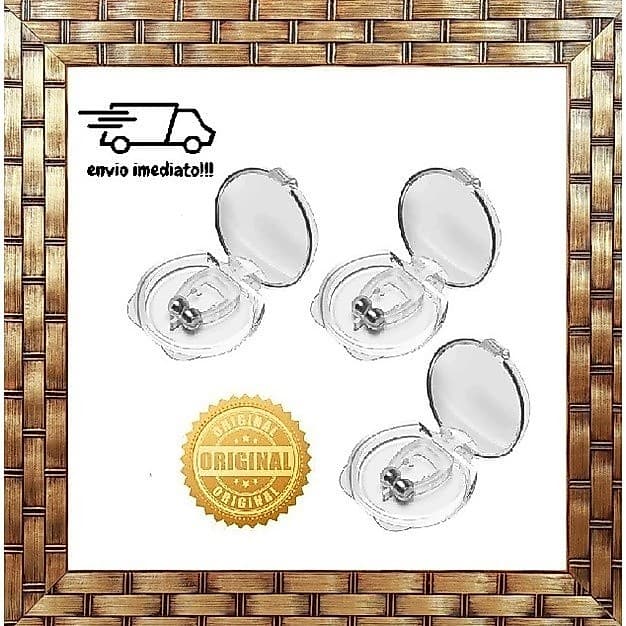 3 Clip Dilatador Nasal Magnético Anti Ronco E Apneia - Super Premium - Exclusivo Ronco