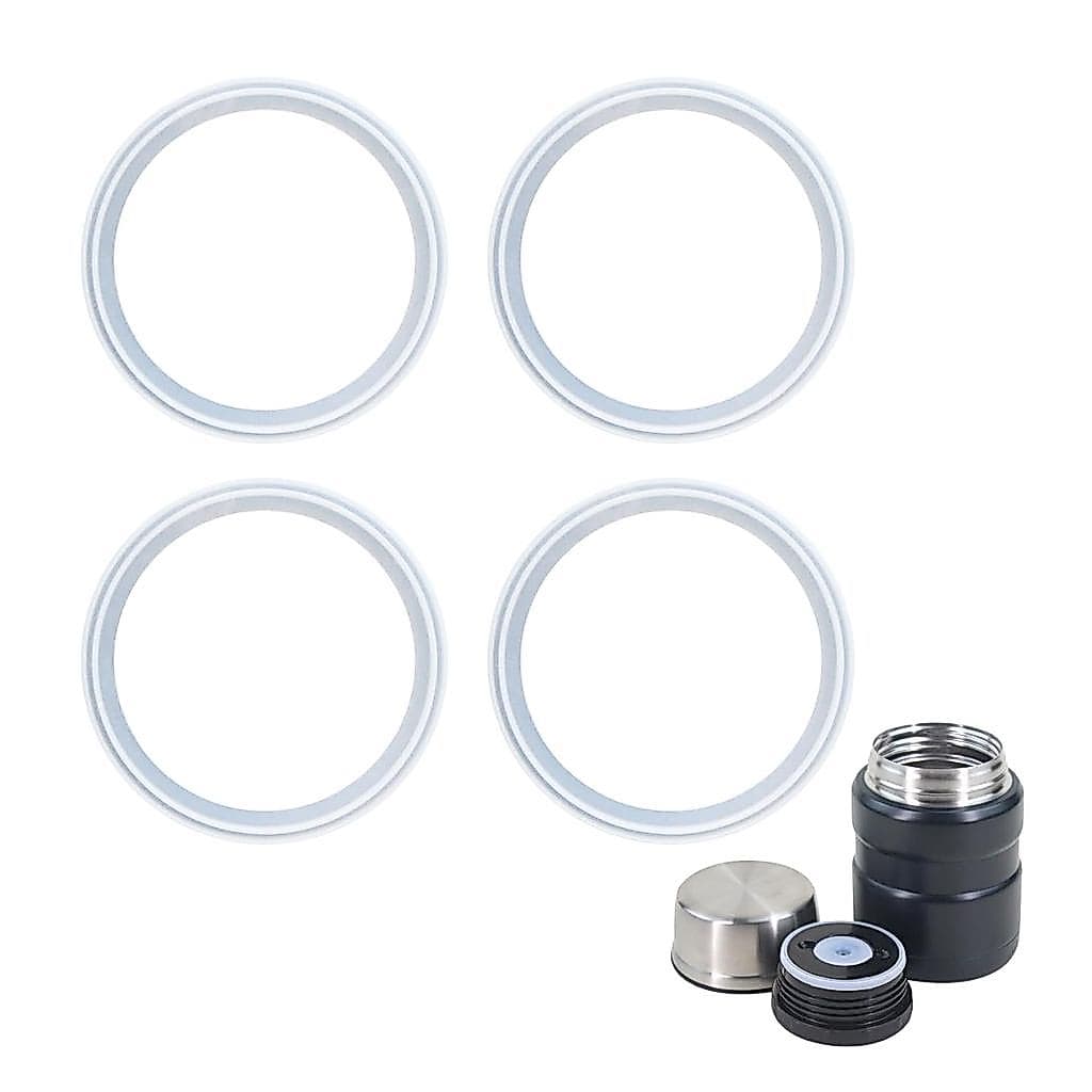 Juntas de Substituição Compatíveis com Jarra Térmica de Aço Inoxidável Thermos King de 16 e 24 Onças, Vedantes de Silico