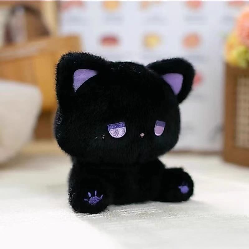 Bonito alto valor maçante boneca brinquedo de pelúcia boneca emo gatinho boneca presente de aniversário
