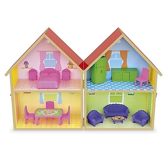 Brinquedo Casinha Da Pepa Yellow House Com Móveis Junges 412