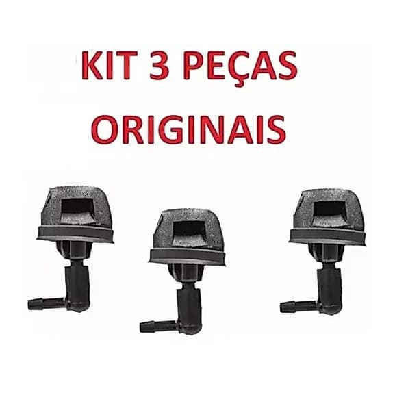 Brucutu Diant Original Palio Esguicho Para Brisa Kit 3 Peç