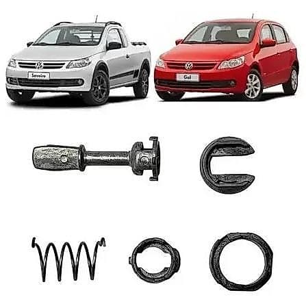 Kit Remo Excêntrico Completo para Maçaneta Interna da Porta – Compatível com Gol, Saveiro e Voyage G5/G6/G7