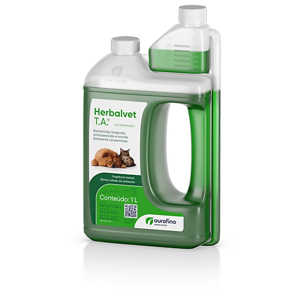 Ouro Fino Herbalvet Higienizador De Ambientes 1 Litro