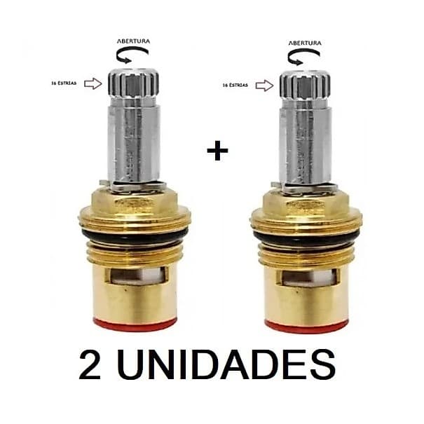 Reparo de Torneira Mecanismo M18 Padrão Deca 1/4 de Volta - 2 Und