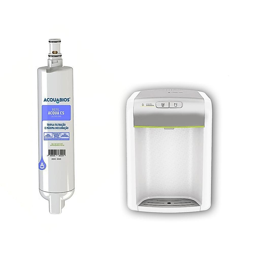 Refil Acquabios Compatível Purificador Filtro Consul Facile CPB CPC