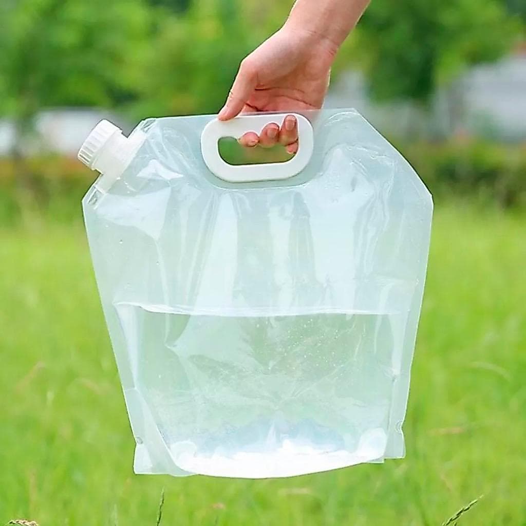 Galão Dobrável Galão Bolsa Galão de Água Camping 5L