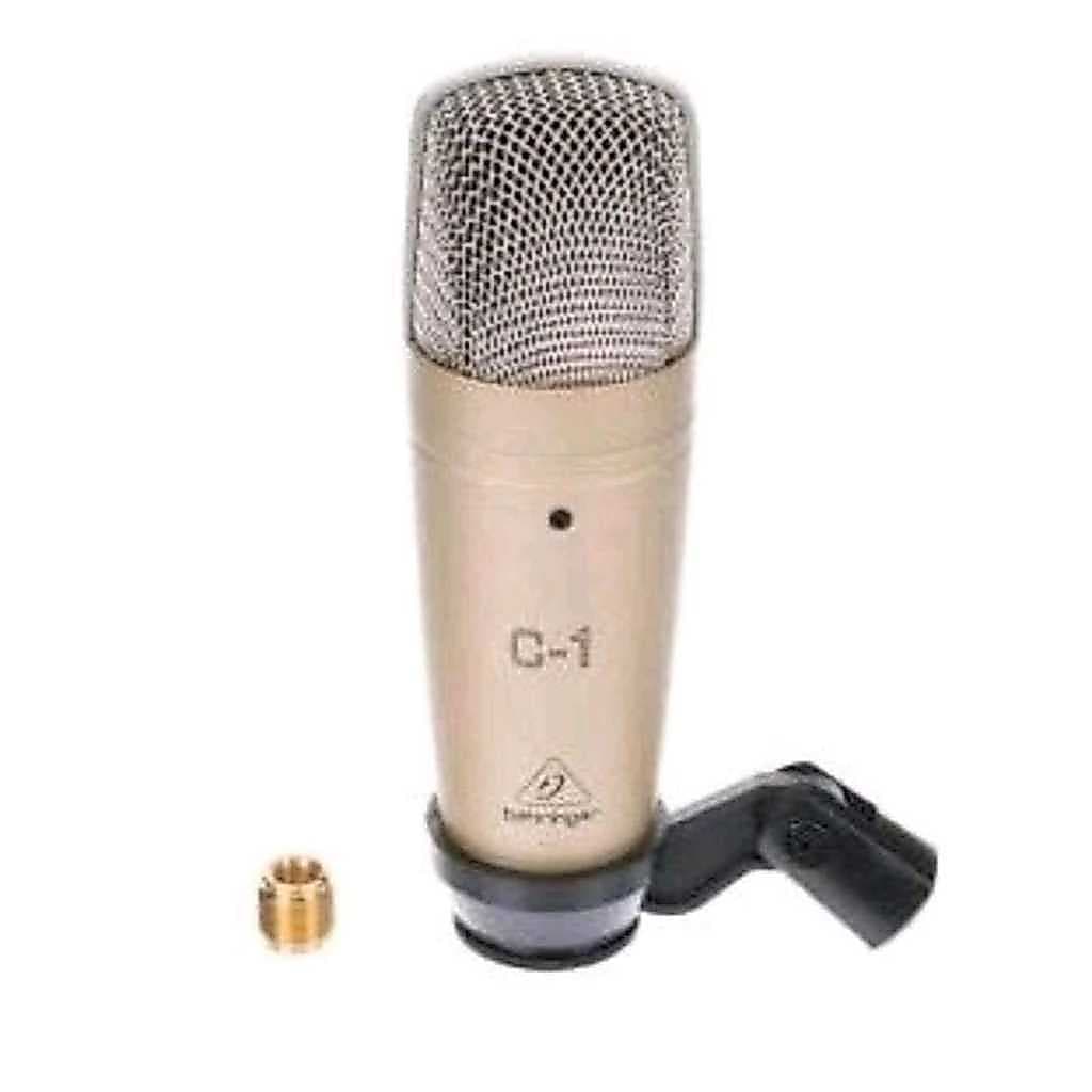 microfone Behringer c-1 condensador cardioide dourado
