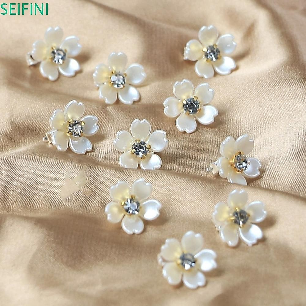 SEIFINI 10 Peças Anel De Cabelo Para Decoração De Flores , Chapéu Dread Locks Dreadlocks Contas , Charme DIY Trança Clip