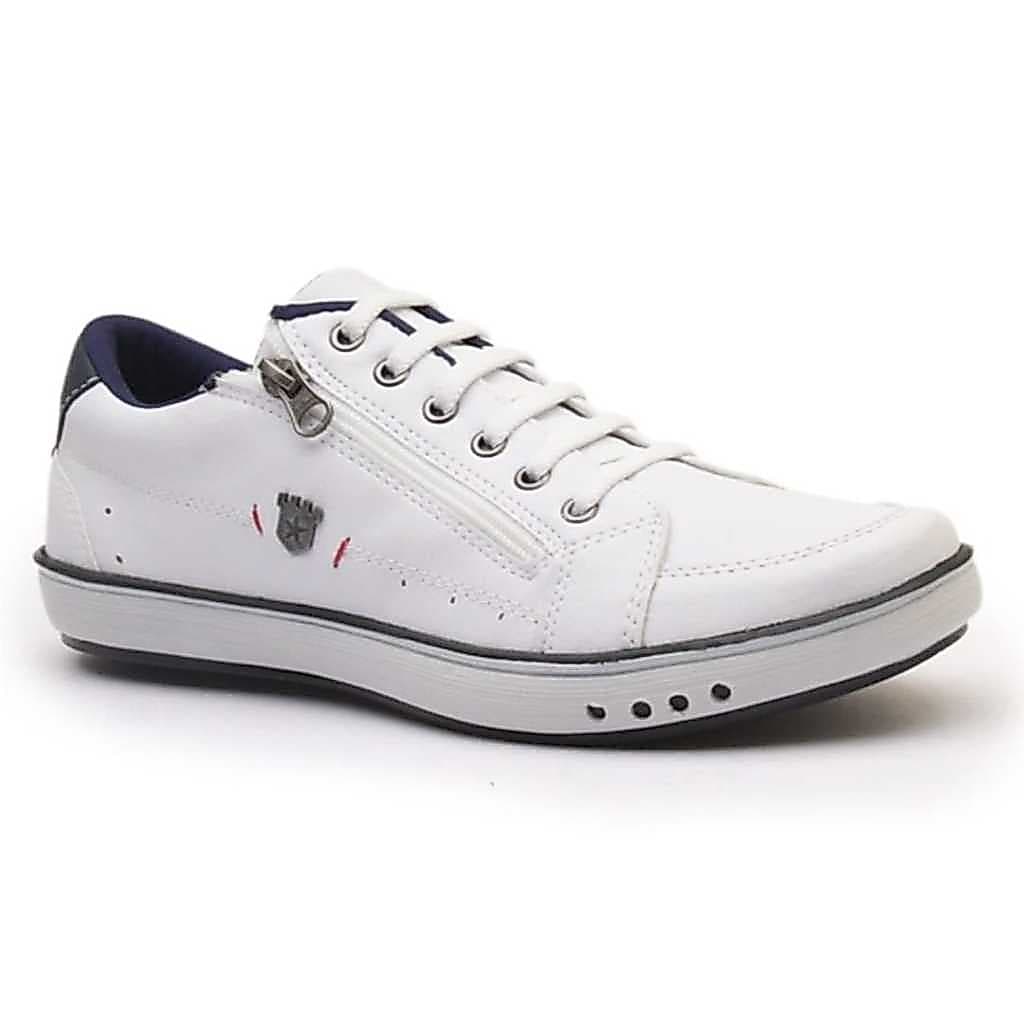 Sapatenis Masculino Casual com Zíper: Conforto Supremo em Material Sustentável